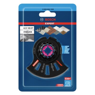 Bosch EXPERT MultiMaterial ACZ 105 ET Sägeblatt Starlock 105 mm 1 Stk 2608664208