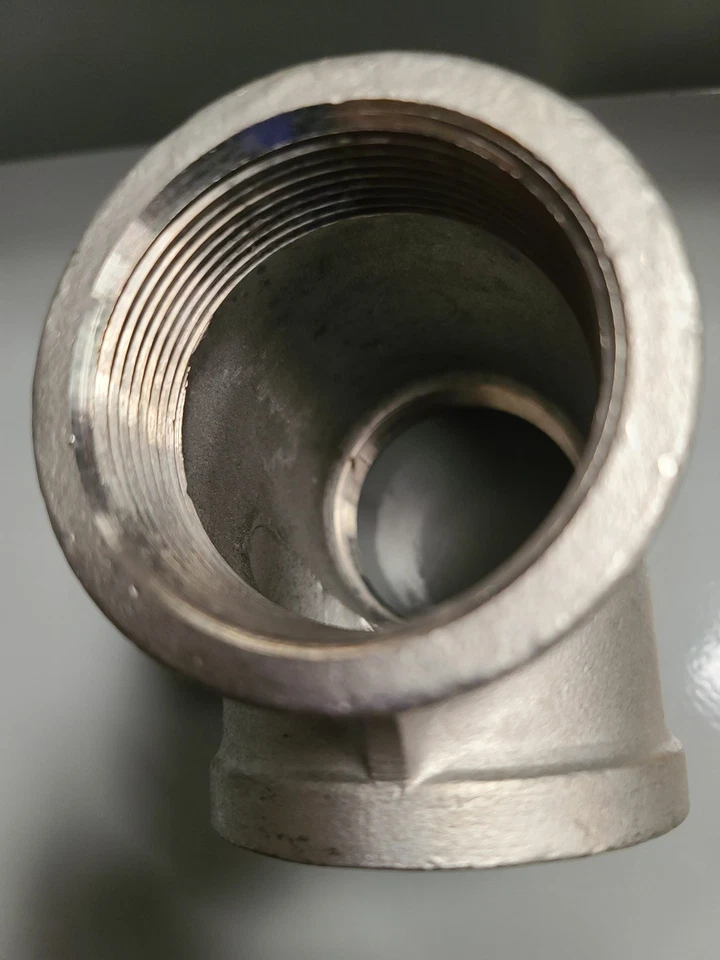 2 inch 304 Stainless Steel 150 PSI Pipe Tee - Image 3 of 4