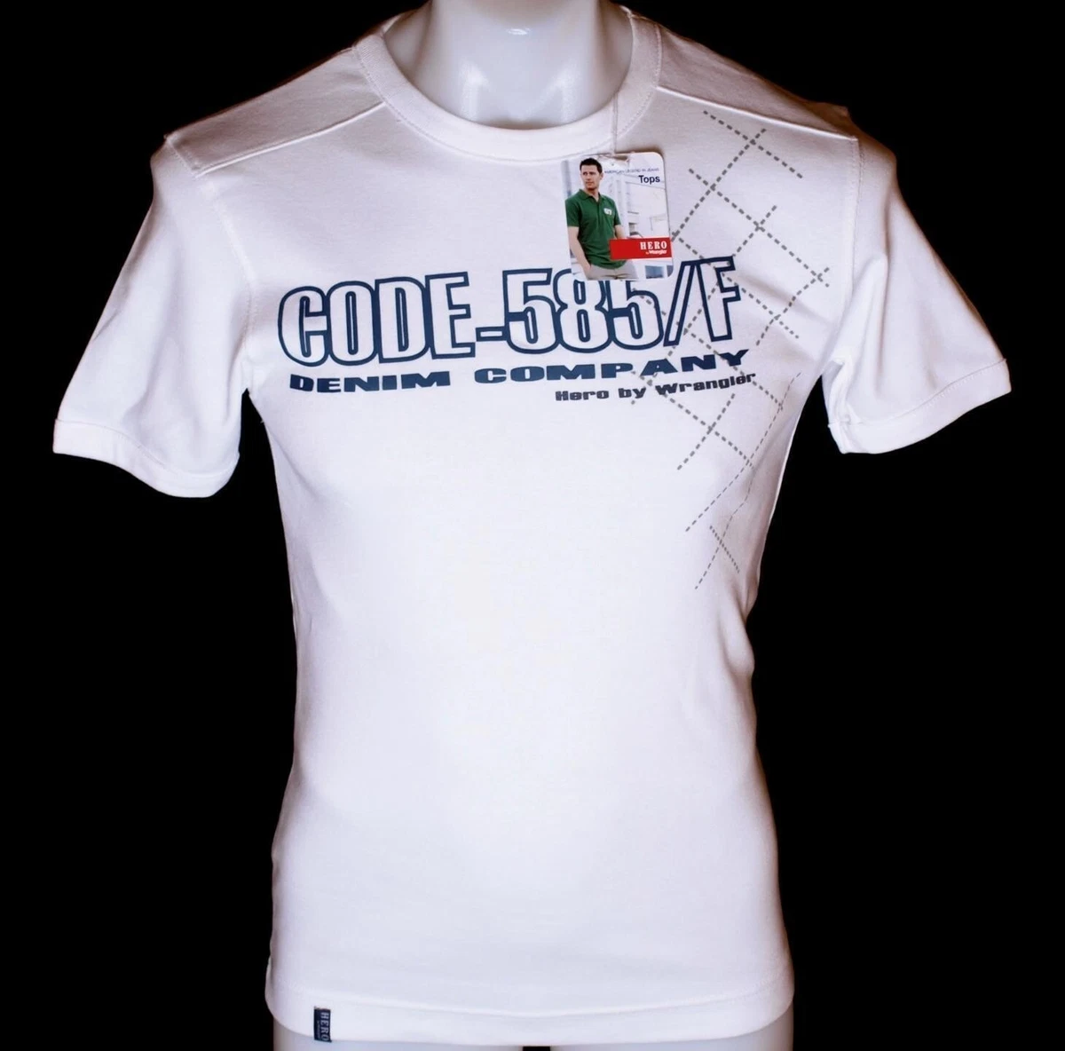 Wrangler Small Graphic Tee – T-Shirt Uomo Con Stampa Cowboy, 100% Cotone, Vestibilità Regolare