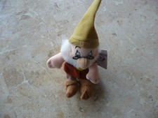 NEW,"DOC" FROM THE SEVEN DWARFS - Disney Bean Bag Plush 16080, w/HANG TAG