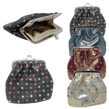 Geldbörse Klippverschluss Knipsbörse Bügelbörse Portemonnaie klein Damen Kinder