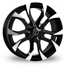 4X Toyota Venza 2007 to 2016 Alloy Wheels - 15" Wolfrace Assassin Black/Polished