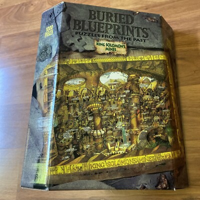 Buried Blueprints Puzzles From The Past King Solomon s Mines 1000 Pcs BePuzzled