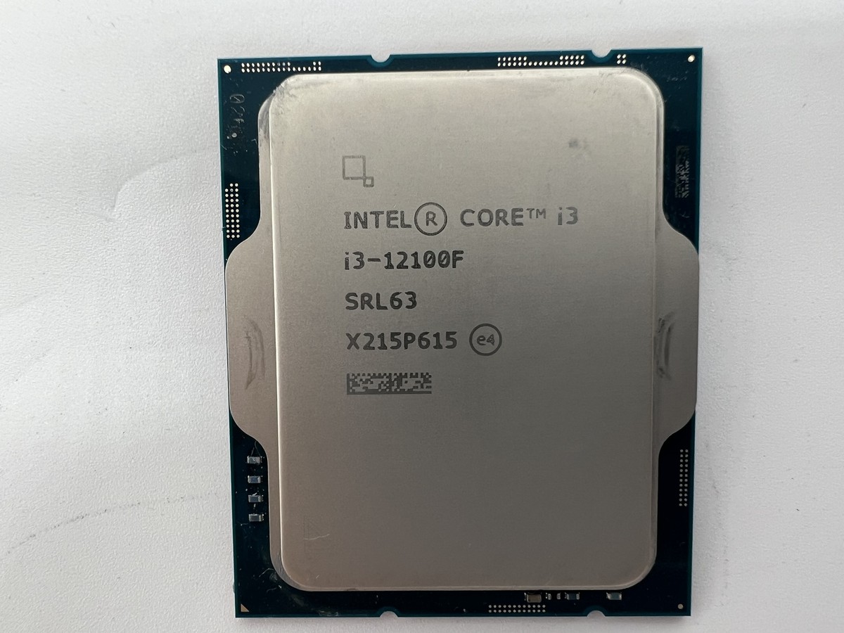 Intel Core i3-12100F 3.3 GHz Quad Core Processor LGA1700 BX8071512100F Used