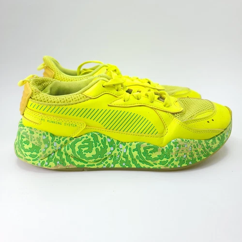 PUMA RS-X x Rick and Morty Yellow 2022n386781-01 US Size 8.5 Regular Rough Cond.