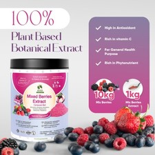 Bionutricia Mixed Berries Extract Powder, 7 types Berries, Superfood Powder