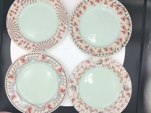Set/4 Rosanna "Souvenir from the Sea" Retro Salad 8.25" Plates Original Box - Picture 8 of 12
