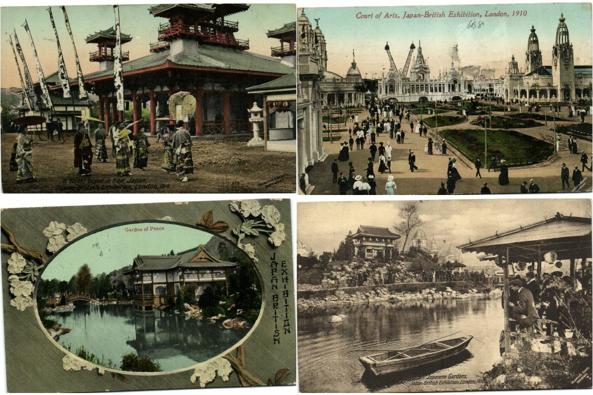 JAPAN-BRITISH EXHIBITION 1910 LONDON 26 Vintage Postcards