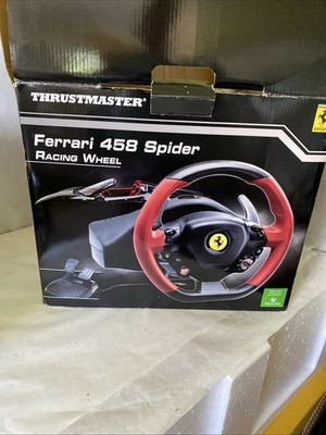 Thrustmaster Xbox 1 Ferrari 458 Spider Racing Steering Wheel 