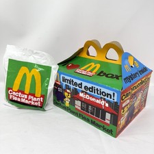 McDonald s Cactus Plant Flea Market Adult Happy Meal Box Sealed Cactus Toy 2022