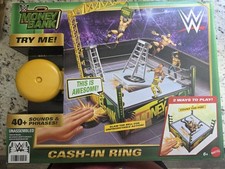 WWE Money in the Bank Cash In Wrestling Ring Playset Figure Mattel Brand New!
