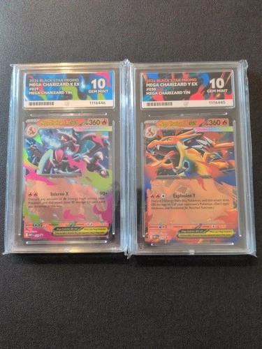 Mega Charizard X 29 And Mega Charizard Y 30 Both Ace 10