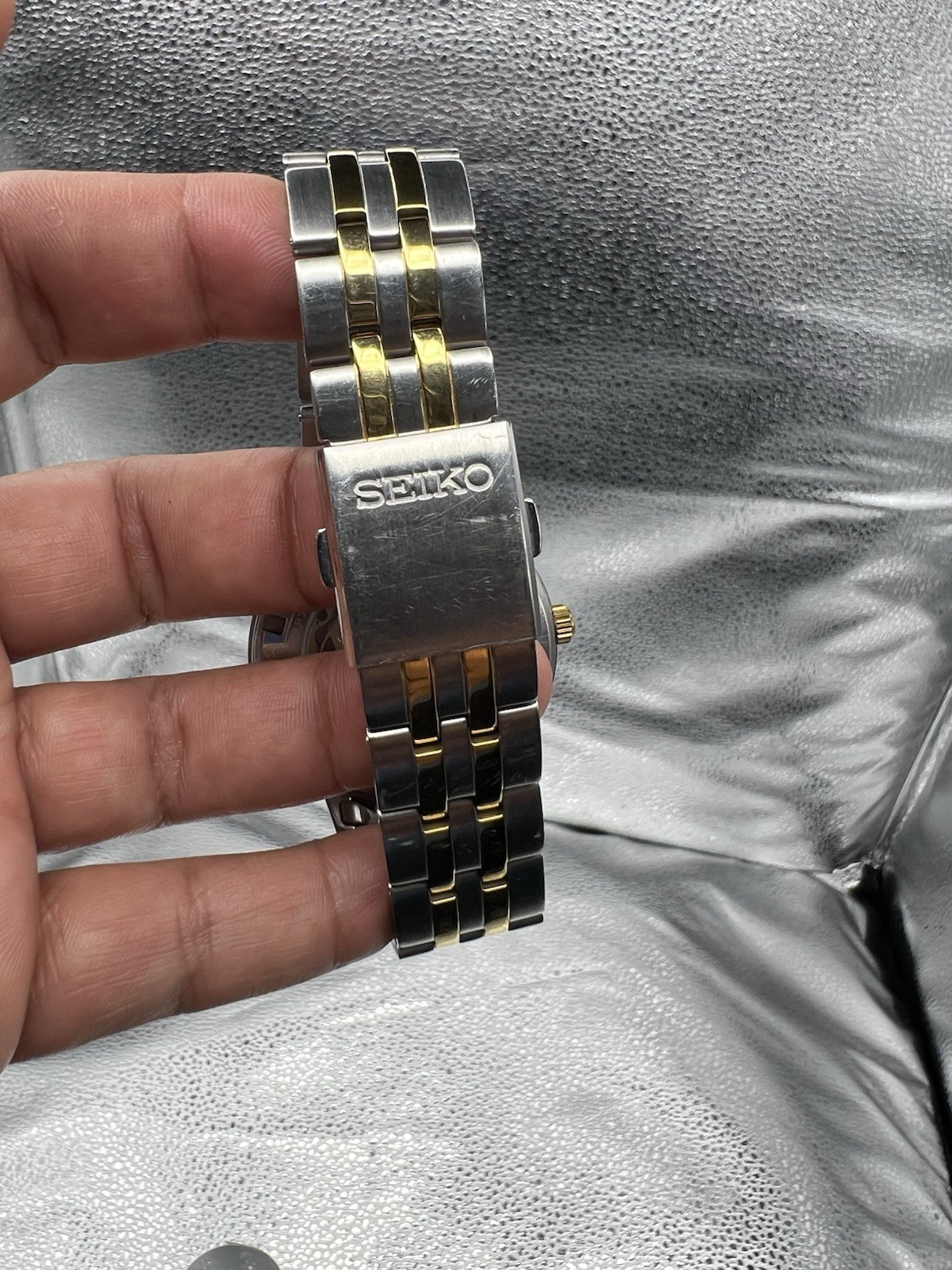 Seiko Mens Essentials Automatic White Sunray Dial… - image 10