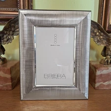 BRERA - Cornice Portafoto Moderna in Argento 925 x foto 10x15 anno 2023 - Nuova