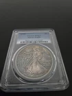 1990 American Silver Eagle MS63 PCGS W/Tone