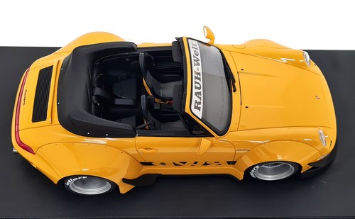 GTSpirit 1/18 - Porsche 911 993 RWB Nohra 2023 gelb Resin Scale Modellauto - Bild 8 von 10