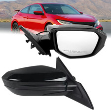 Right Passenger Side Mirror Compatible with Honda Civic 2016-2021 3-Pins Manual