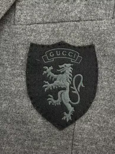 GUCCI/Tailored Jacket/Size 50/Wool/Cashmere/Gray/Solid/Product Code: 31848 Z4306 - Picture 6 of 7