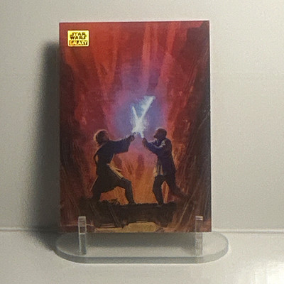 Topps Star Wars Galaxy You Were My Brother #82P Obi-Wan/Anakin Refractor