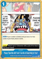 Please Take Me with You!! I Can Be of Great Help to You!! OP14-059 One Piece