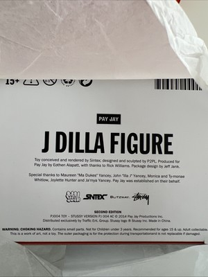 J Dilla X STUSSY Edition Figure Jay Dee Stones Throw BY PAY JAY