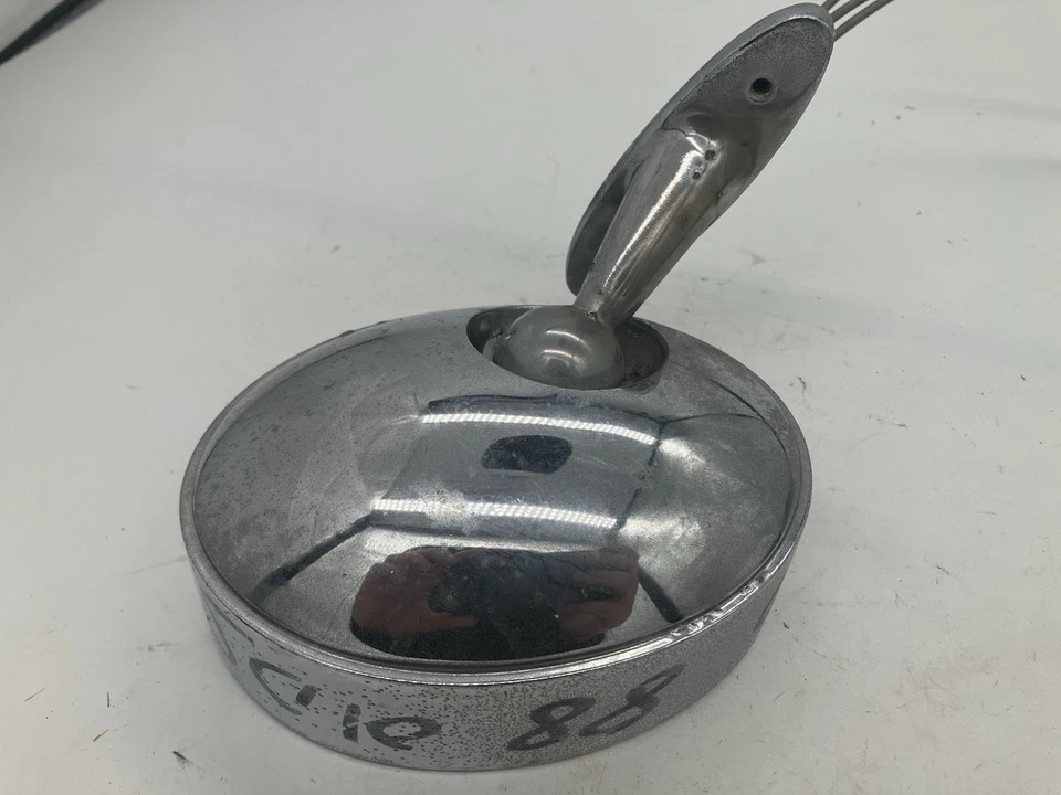 Espejo retrovisor exterior cromado remoto 68-72 Oldsmobile Delta 88 98 Cutlass Toronado LH Foto 3 de 4