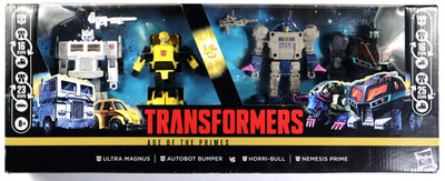 Hasbro Transformers Age Of The Primes 5.5'' Action Figures- 4 Pack