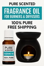 Pure Scented Fragrance Oil For Burners & Diffusers 100% Pure Free shipping USA 