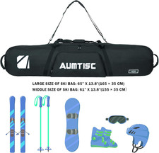 Padded Snowboard Bag for Air Travel, Snowboard Travel Bags for Flying with Ge...
