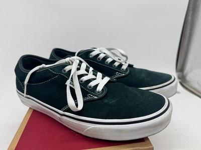 Vans Atwood Athletic Shoes Men Scarab White Suede Lace-Up Low Top Sneakers - 9.5