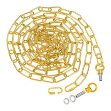 15Ft 65 Lbs Lighting Chain for Hanging Lamp Chandelier Light Fixture Chain Gold