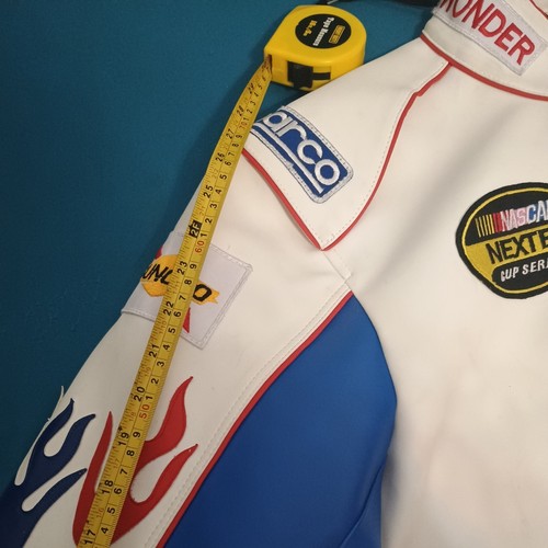 Ricky Bobby Talladega Nights Wonder Bread Leather Racing Jacket Men's XS - Picture 9 of 16