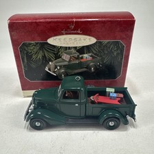 Hallmark Keepsake Ornament 1937 Ford V-8 Pickup Truck All-American Trucks Series — listing 5
