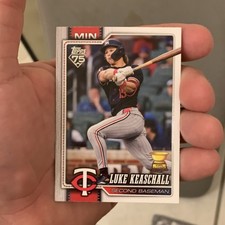 Topps 2025 Update Luke Keaschall Twins Rookie Debut 75th #US342 Baseball Card