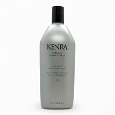 Kenra Thermal Styling Spray 19 33.8oz Heat Protectant Firm Hold Hair Spray