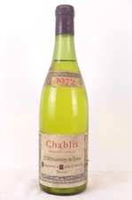chablis misserey et frère blanc 1972 - bourgogne