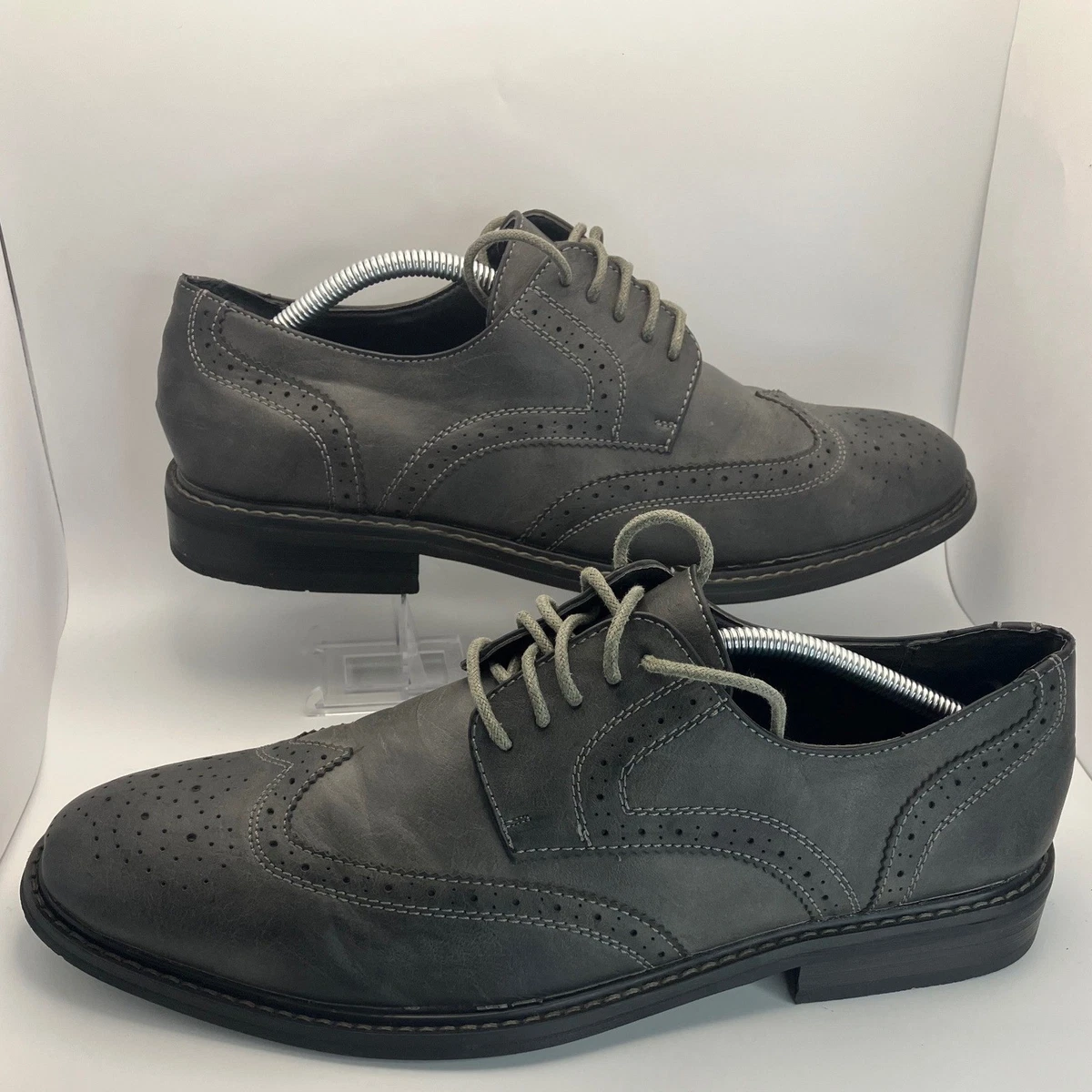 Perry Ellis Oxford Gray Dress Shoes for Men for sale | eBay