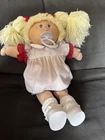 Vintage 1985 Coleco Cabbage Patch Kids Girl | Lemon Pigtails & Pacifier Mouth
