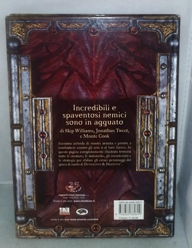 Dungeons Dragons manuale dei mostri v.3.5 manuale base III 6503 - Immagine 2 di 4