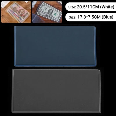 5-50Pcs Currency Sleeves Paper Money Bill Holder Banknote Storage Protector Bags