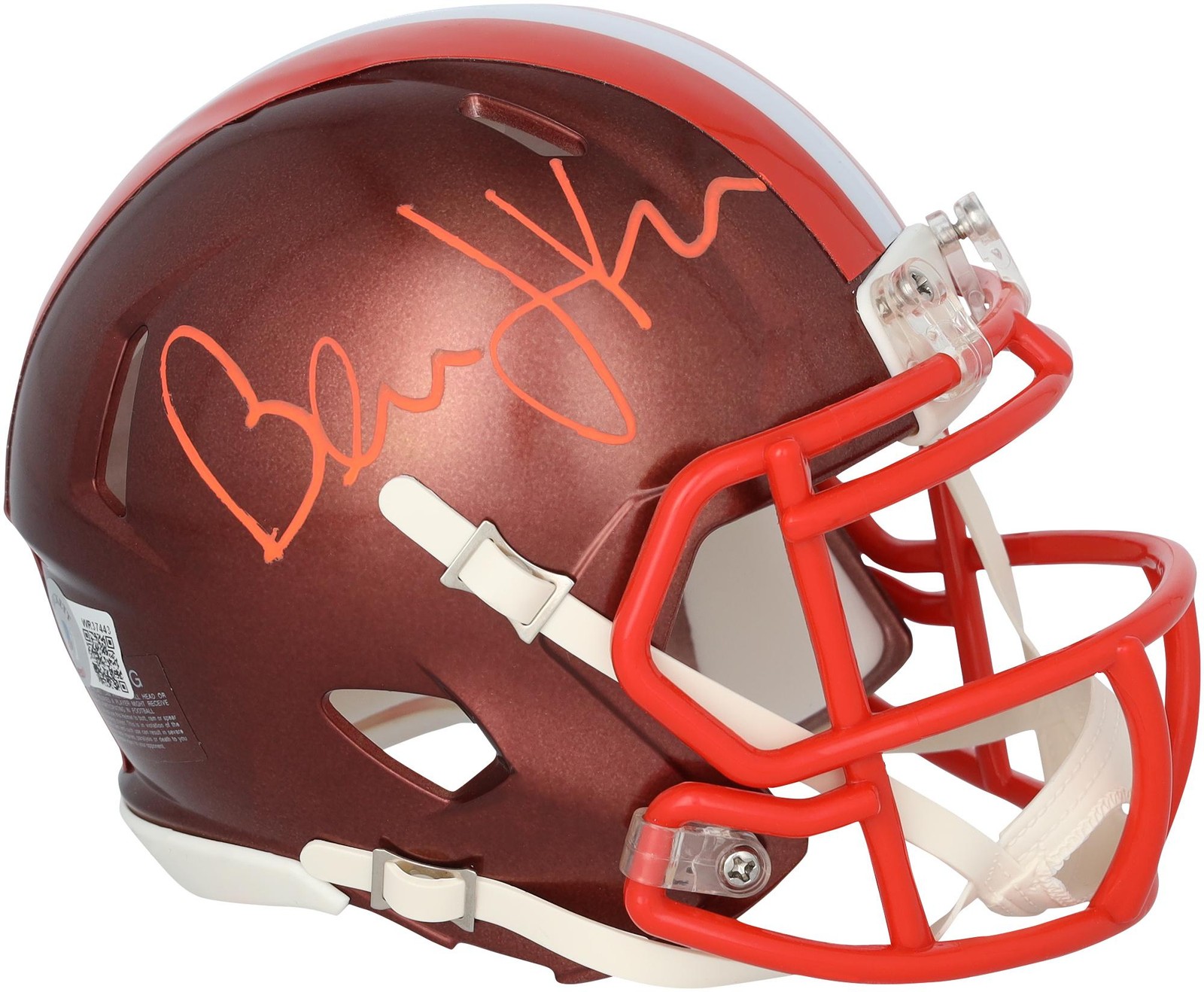 Bernie Kosar Autographed Signed Cleveland Browns Riddell Flash Mini Helmet 