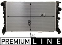 Mahle MotorküHler WasserküHler Premium Line CR 1772 000P FüR Mercedes Klasse SL