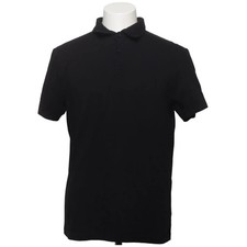 Riley, polo, taille : L, noir, élasthanne/coton bio, unicolore #KZf