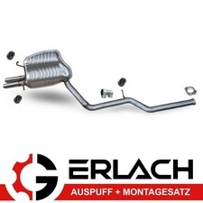 Endschalldämpfer für Mercedes C-Klasse C 180 200 220 250 CDi Auspuff 10256