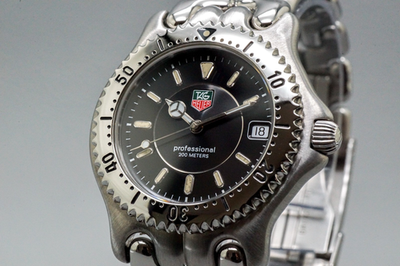 TAG Heuer Professional Men's Black Watch - WG1118 for sale online