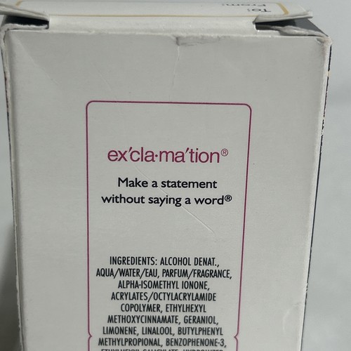 Lot of 3 Coty Exclamation Cologne Spray 0.375 OZ 11 mL Perfume New IN BOX - Picture 5 of 5