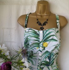 👗******MONSOON PRE OWNED "LEMON LEAF" DRESS SIZE 20******👗