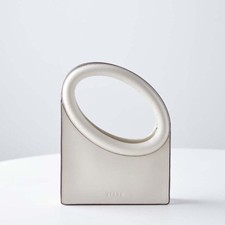 STAUD Limone leather Mini Tote Bag Purse in Cream NWT