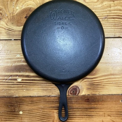 Restored Wagner Ware Chicken Fryer #8 Cast Iron Pan Smooth Bottom 1088 H
