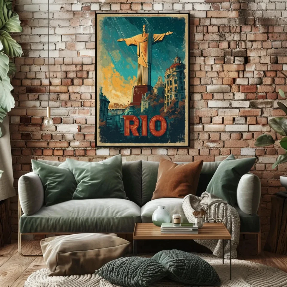 Póster de monumentos icónicos de Río de Janeiro Foto 4 de 4